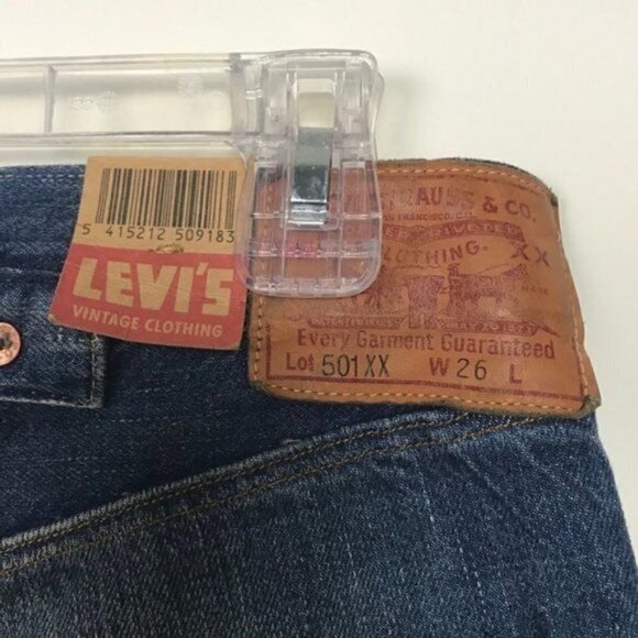 Levi’s Vintage 501xx 1915 Denim Jeans NWT W26 - Picture 12 of 12